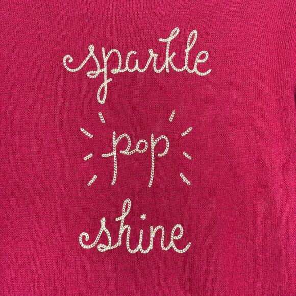 LOFT Sweater Womens Small Red Holiday Sweater Mohair Wool Blend Pullover - Picture 3 of 8